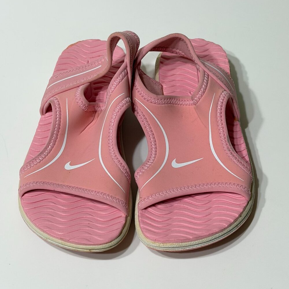 Nike Pink Sandals Slip-on Girls Size 11 Toddler